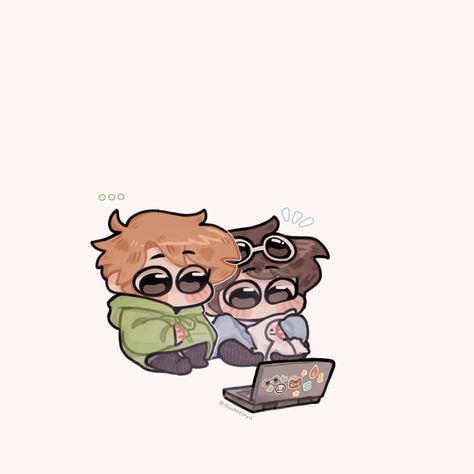 Dream And George, Dream And Georgenotfound Fanart Ship, Dream Friends, Dream Anime, Dream Artwork, Writing Art, Minecraft Fan Art, Cute Chibi, Dream Art