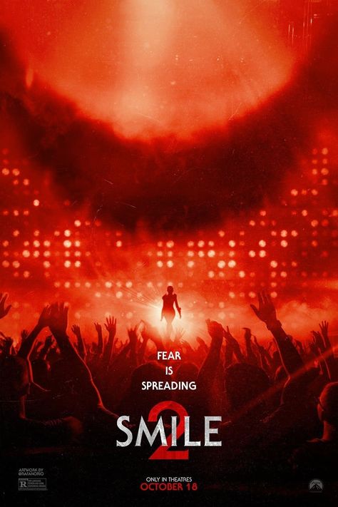 Smile 2 Movie Poster, Smile 2 Movie, Smile Movie Poster, Letterboxd Posters, Smile Movie, 2024 Movies, Movie Watchlist, Horror Things, Monthly Recap