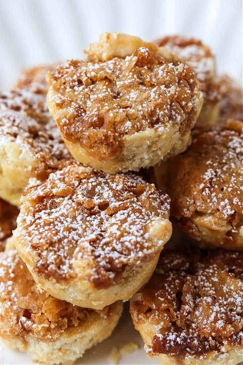 Grandma's Nut Cup Cookies are just like tassies, except this version uses walnuts instead! Sweet and buttery with a crunch from the nuts, it\'s a family favorite! Nut Cups Recipe, Tassies Recipe, Pecan Tassies, Nut Cups, Grandma Cookies, Cup Cookies, Pecan Desserts, Popular Cookies, Walnut Recipes