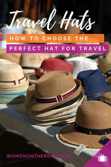 Hats For European Travel, Travel Hats For Women Europe, Travel Hats For Women, Professional Traveler, October Travel, Adventure Trips, Solo Travel Tips, Travel Hat, Travel Essentials List