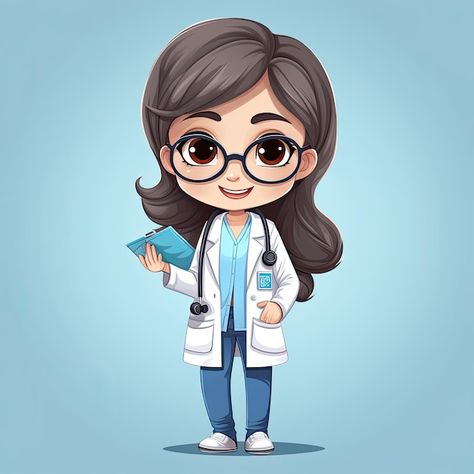 Cartoon Nurse Drawing, Doctor Cartoon Character, Doctor Character, Happy Drawings, Doctor Cartoon, Nurse Drawing, Nurse Cartoon, Picture Of Doctor, Medical Doctor