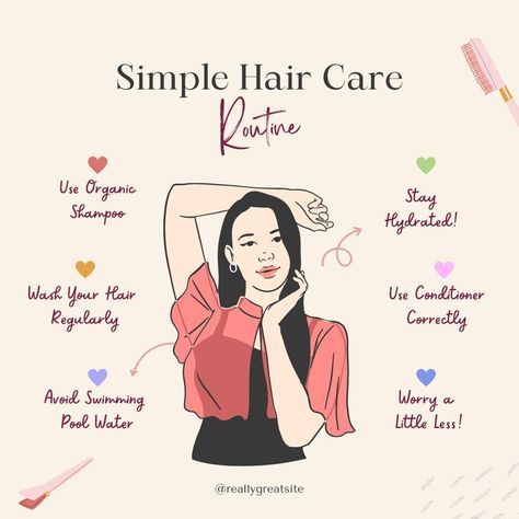 #dailyhaircare Hair Crimper, Haircare Routine, Barrel Curls, Swimming Pool Water, Organic Shampoo, Diy Body Care, Simple Hair, Healthy Hair Tips, Let Your Hair Down