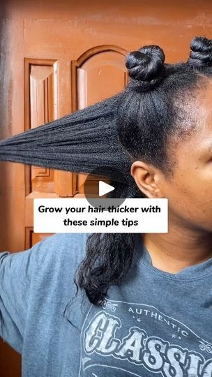 215K views · 13K reactions | DIY hack 
Watch and learn | Cornelia chinomso Effiom | girlrewind · follow @girlrewind for more 🎀 Thick Relaxed Hair, Eat Protein, Hair Structure, Tight Braids, Big Box Braids, Diy Hack, Heat Styling, Hair Thinning, Iron Rich