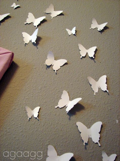 Butterfly cutouts Vinyl Painting, Butterfly Cutout, Paper Cutout Art, Paper Cutouts, Silhouette Images, Butterfly Kisses, Sewing Projects For Beginners, Paper Cutout, Glue Gun