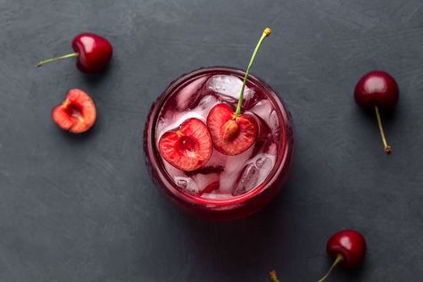 Prime Women, Cherry Syrup, Get Better Sleep, Tart Cherry Juice, Sage Sausage, Cherry Cocktail, Magnesium Benefits, Recipe Girl, Fresh Cherries