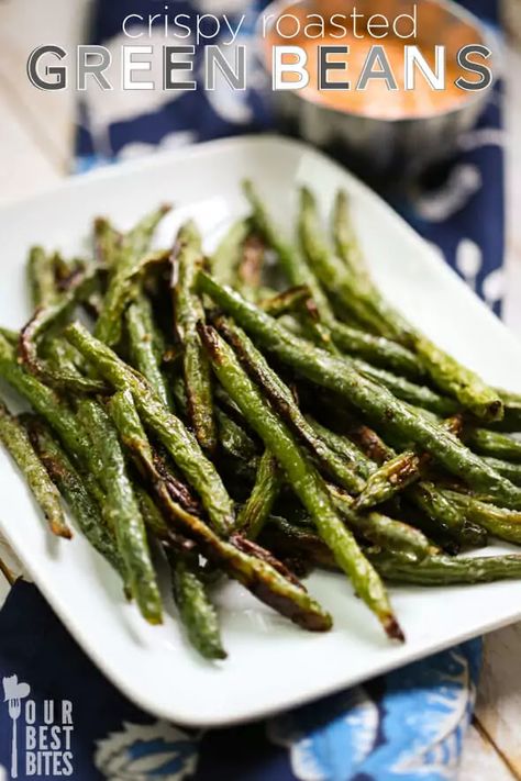 Crispy Green Beans, Cleaner Eating, Our Best Bites, Keto Sides, Bean Recipe, Wheat Belly, Roasted Green Beans, Green Veggies, Carb Snacks