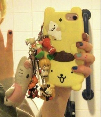 Pompompurin Phone Case, Gyaru Phone Case, Deco Phone Cases, Phone Case Deco, Phone Case Kawaii, Kawaii Phone, Phone Inspo, Kawaii Phone Case, Collage Phone Case