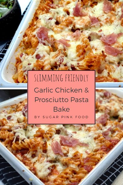 Chicken And Prosciutto, Chicken Prosciutto, Chicken With Prosciutto, Prosciutto Pasta, Low Calorie Recipes Dinner, Low Calorie Cooking, Low Calorie Dinners, Pink Food, Baked Pasta Recipes