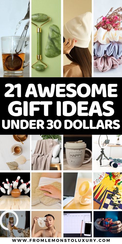 Gifts Under 30 Dollars, 30 Birthday Gifts, Best Secret Santa Gifts, Best White Elephant Gifts, Gifts For Best Friend, 30 Birthday, Birthday Gifts For Best Friend, Best Gifts For Her, Cool Gifts For Women