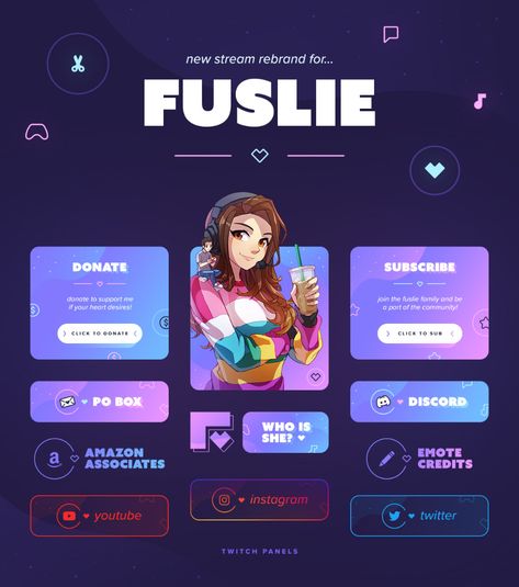 Streamer Layout, Streamer Branding, Twitch Streaming Setup, Stream Design, Youtube Banner Design, Streaming Setup, Banner Design Inspiration, Cute Turtle, New Retro Wave