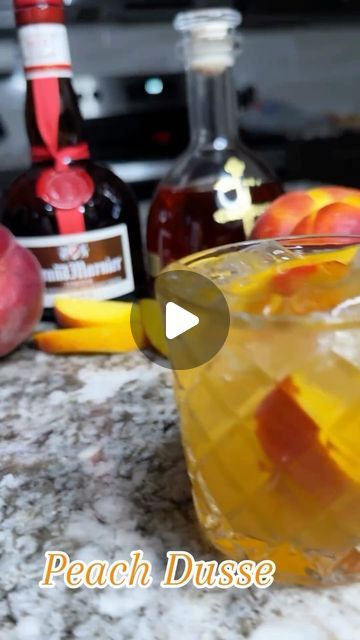 Jateriya Dashai’ on Instagram: "Peach Dusse cocktail 🍑🍸  Ingredients  2 1/2 ounces Dusse  1 ounce Grand marnier 1/2 ounce Orange liquor  1/2 ounce Simply peach  1/2 lemon juice  Peach syrup   #drinkstagram #cocktails #sidecar" Sidecar Cocktail, Orange Liquor, Peach Syrup, Cocktail Ingredients, Grand Marnier, Alcohol Drink Recipes, Adult Drinks, Sidecar, Mixed Drinks