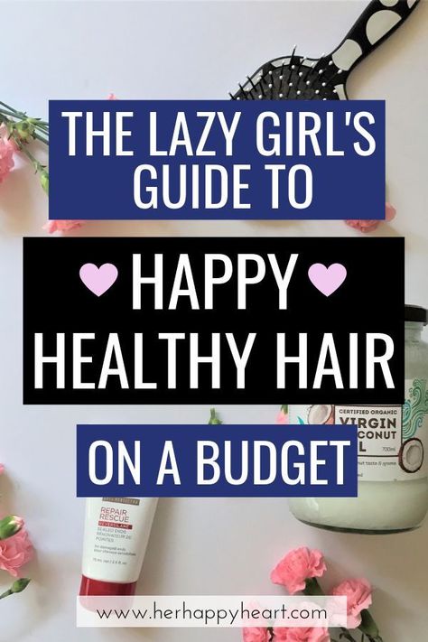 Easy Care Hairstyles, Coconut Oil Hair Mask, Easy Budget, Hair And Makeup Tips, Home Remedies For Hair, Low Maintenance Hair, Cheap Hair Products, Diy Hair Care, Coconut Oil Hair