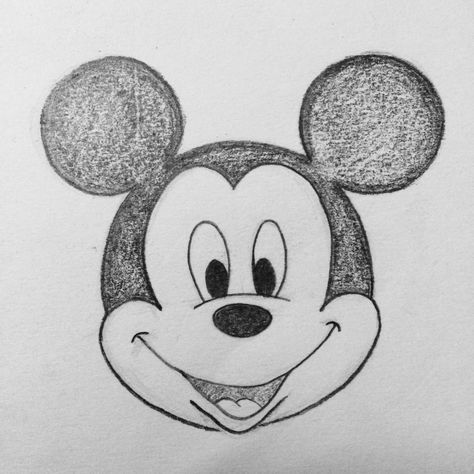 Character Design: Mickey Mouse Mikey Dessin, Cartoon Sketches Easy, Mickey Mouse Drawing Easy, Chalk Doodles, Draw Mickey Mouse, Easy Steps To Draw, Mickey Mouse Cute, Easy Cartoon Characters, Mickey Mouse Sketch