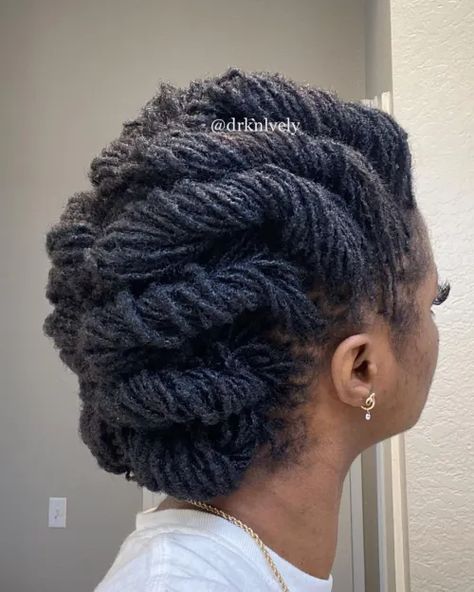 Easy Elegant Updo, Sisterlocks Updo, Sister Locks Hairstyles, Sisterlocks Styles Updo, Loc Updo, Sisterlocks Styles, Natural Hair Bride, Short Locs Hairstyles, Twisted Updo