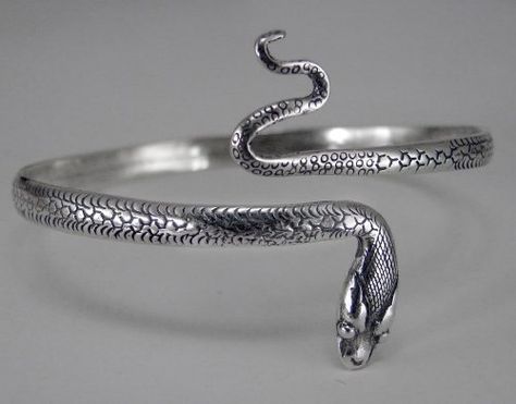 Amazon.com: A Stunning Sterling Silver Snake Bracelet: RI The Silver Artisans at The Silver Dragon in Warick: Jewelry Silver Snake Jewelry, Gem Bracelets, Silver Snake Bracelet, Snake Bangle, Serpent Jewelry, Dragon Bracelet, Mens Bracelet Silver, Gems Bracelet, Snake Jewelry