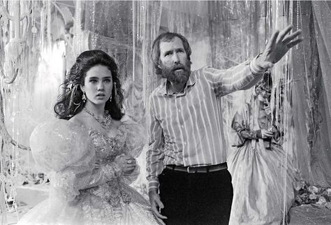 Labyrinth Behind The Scenes, Labyrinth Ballroom Scene, Labyrinth Ballroom, Jennifer Connelly Labyrinth, Labyrinth Dress, Ballroom Scene, Jim Henson Labyrinth, Labyrinth 1986, Labyrinth Movie