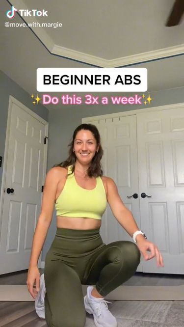 Beginner Ab Workout, Beginner Workout At Home, Workouts For Women, Lower Abs Workout, Abs Workout Routines, Abs Workout For Women, Ab Workout At Home, Beginner Workout, At Home Workout Plan