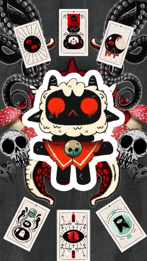 #cultofthelamb #cult #satanic Cult Of The Lamb Wallpaper, Lamb Wallpaper, Diy Nintendo, Lamb Drawing, Lamb Tattoo, Cult Of Lamb, Fun Wallpapers, Binding Of Isaac, The Binding Of Isaac