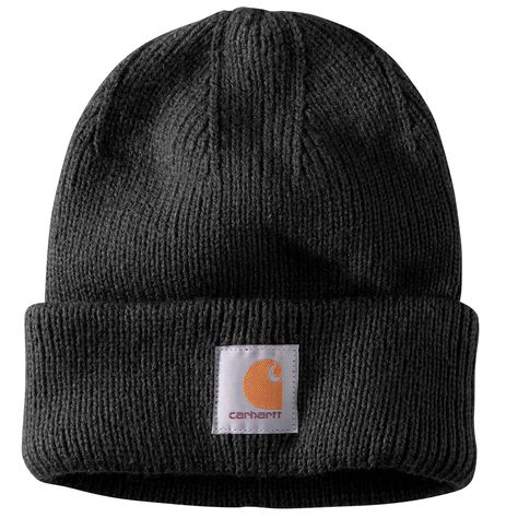 Womens Carhartt Beanie, Carhartt Beanie, Workwear Essentials, Carhartt Womens, Carhartt Women, Women's Headwear, Black Beanie, Women's Beanie, Knit Beanie Hat