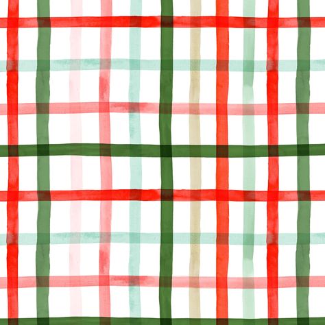 "Christmas Watercolor Plaid fabric shown in the picture, designed by Hip Kid Designs. Choose for the fabric to be printed on the following: Quilting Cotton, Organic Cotton Sateen, Cotton Poplin, Minky, Polartec Fleece, Organic Cotton Knit, Cotton Spandex Jersey, Modern Jersey, Lightweight Cotton Twill or Linen Cotton Canvas. Available by the yard or fat quarter. Printing process is eco-friendly, with water based inks on natural and synthetic fiber textiles. Fabric Details: Quilting Cotton - Made from 100% cotton this medium-weight fabric is an every-day use fabric with versatility. - 42\" wide printable area  - 1 yard = 36\" in length - Fat Quarter = 21\"x18\" - Estimated shrinkage: 3.5% in length and 2% in width - Appropriate for quilting, craft projects, lining apparel and bags, home and Plaid Watercolor Pattern, Christmas Plaid Pattern, Christmas Textiles, Watercolor Plaid, Winter Prints, Hip Kids, Polartec Fleece, Winter Plaid, Holiday Plaid