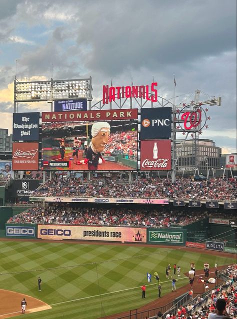 Dc Summer Aesthetic, Georgetown Dc Aesthetic, Living In Dc Aesthetic, Dc Aesthetics Washington Dc, Baseball Game Aesthetic, Game Day Aesthetic, Washington Dc Aesthetic, Washington Dc Summer, Baseball Aesthetic