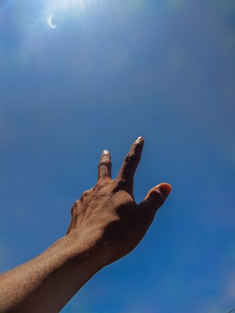 Sky And Hand, Snowboarding Pictures, Person Falling, Sketch Poses, Pointing Hand, The Blue Sky, Male Hands, Ferrari Car, Fly High