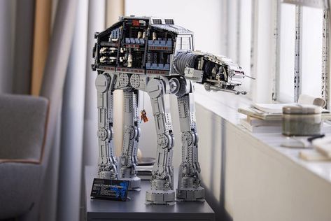 Massive 6,785-piece LEGO Star Wars 75313 UCS AT-AT Stands At 62cm Tall | Geek Culture Star Wars Atat, Lego Ucs, Republic Gunship, Star Wars History, Big Lego, Lego Marvel's Avengers, Star Wars Design, Star Wars Set, Star Wars Tattoo