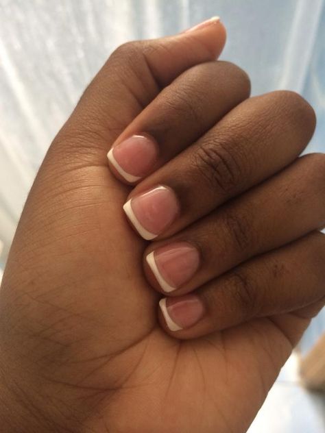 Gel overlay french tip Gel Overlay Nails French Tip, Short French Tip Overlay, Gel Overlay French Tip, Super Short Nails French Tip, Gel Overlay Nails Natural Short French Tip, Gel Overlay Nails Natural Short Design, Natural Looking French Tip Nails, French Tip Overlay Nails, Short Gel Overlay