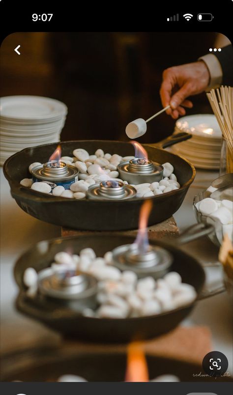 S’mores Centerpiece, S'mores Bar Set Up, Smores Bars Party, Fancy Smores Bar, S’mores Table Ideas, Indoor Smores Bar Diy, Elegant Smores Bar Wedding, S’more Buffet, S’mores Platter