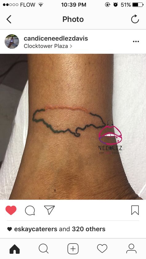 Jamaica Tattoo Ideas, Jamaica Tattoo, Tattoos Simple, Minimal Tattoos, Stitch Tattoo, Cross Tattoo For Men, Small Tattoos Simple, Cross Tattoo, Minimal Tattoo