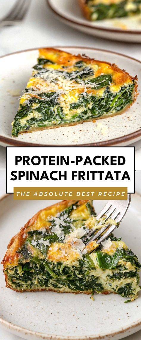 Image for Protein-Packed Spinach Frittata Frittata Meal Prep, Easy Balanced Breakfast, Fertility Breakfast Recipes, Spinach For Breakfast, Nutrient Dense Meal Prep, Healthy Savory Breakfast Ideas, Savoury Breakfast Ideas Healthy, Breakfast Ideas For Pregnant Women, Healthy Breakfast Savory