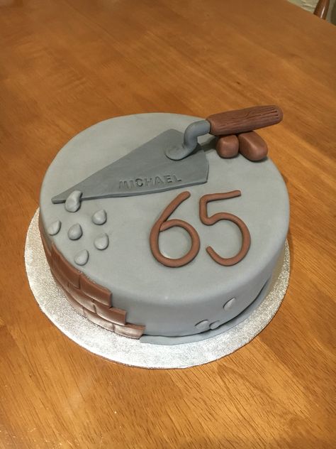 65th Birthday Cake, 65 Birthday Cake, 65th Birthday, Special Cake, Dad Birthday, Celebration Cakes, Fondant, Birthday Cake, Cake