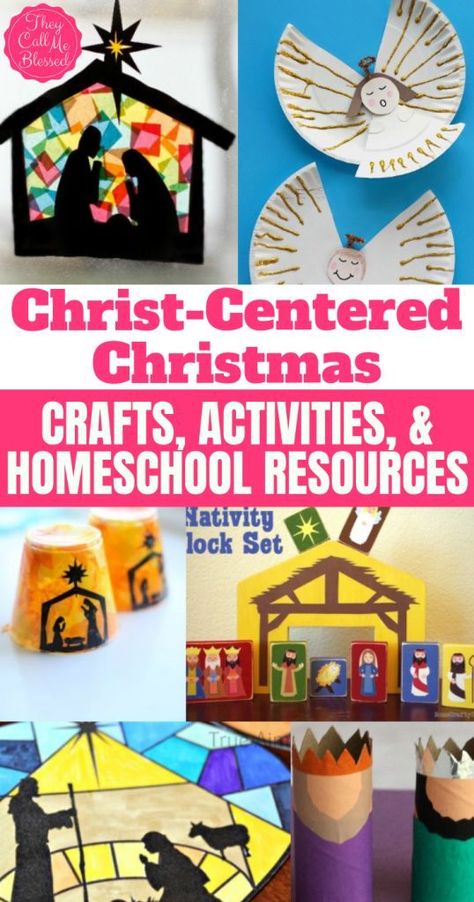 Enjoy these 30+ Christ-Centered Christmas Crafts with your children while recounting the story of Jesus' Birth and God's greatest gift of all!! Inquiry Classroom, Christ Centered Christmas Crafts, Jesus Christmas Crafts, Christmas Church Crafts, Christmas Sunday School Crafts, Religious Christmas Crafts, Christmas Homeschool, Christian Christmas Crafts, Celebration Art