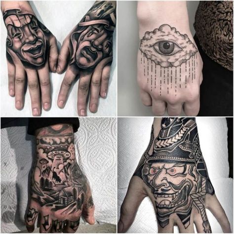 Men Hand Tattoo, Tattoos On Hands, Hand Tattoo Ideas For Men, Unique Hand Tattoos, Tattoo Main, Herren Hand Tattoos, Inked Guys, Tattoo Ideas Back Spine, Side Hand Tattoos