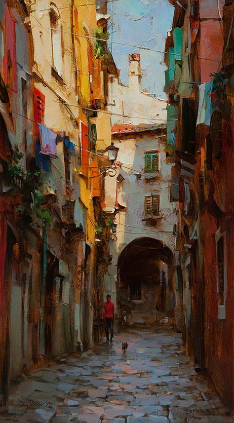 Dmitri Danish Oil Painting Inspiration, Abstract City, City Painting, Artistic Inspiration, Oil Painting Abstract, City Art, Art Oil, Featured Artist, 그림 그리기