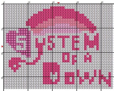 Art Alpha Pattern, Pixel Art Alpha Pattern, Cute Pixel Drawing, Grid Patterns, Graph Crochet, Cross Stitch Fonts, Diy Perler Bead Crafts, Pixel Crochet, Pixel Art Grid