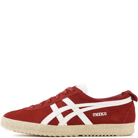 Mexico Delegation, Tiger Onitsuka, Onitsuka Tiger, Red Sneakers, Tiger Stripes, Fur Boots, Shoe Size Conversion, School Shoes, Shoe Size Chart