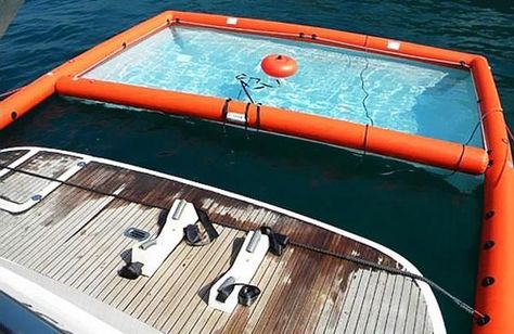 Pontoon Boat Accessories Fun – 15 Best Inflatable Floats! - Pontoon Boats Night Kayaking, Best Pontoon Boats, Pontoon Boat Accessories, Lake Toys, Kayaking Tips, Inflatable Float, Pool Enclosures, Beach Stuff, Kayak Accessories