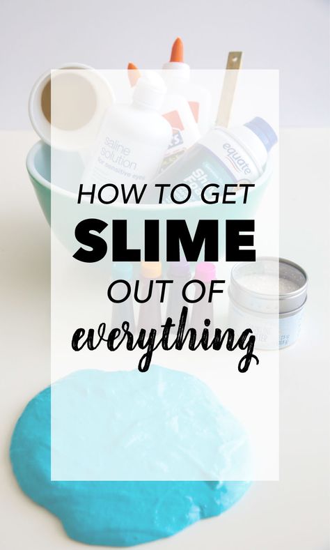 How to get slime out of everything - carpet, clothes, hair! www.thirtyhandmadedays.com Clean Toilet Stains, Get Slime Out Of Carpet, Slime Out Of Carpet, Baking Soda Slime, Toilet Stains, Clean Toilet, Homemade Toilet Cleaner, Clean Baking Pans, Cleaning Painted Walls