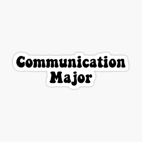 Sticker for Communication Major, Comm Major Sticker, Communication Major Mass Communication Logo, Media Communication Aesthetic, Communications Student Aesthetic, Communication Studies Aesthetic, Communication Degree Aesthetic, Media And Communication Aesthetic, Mass Communication Student Aesthetic, Mass Media Aesthetic, Communication Student Aesthetic