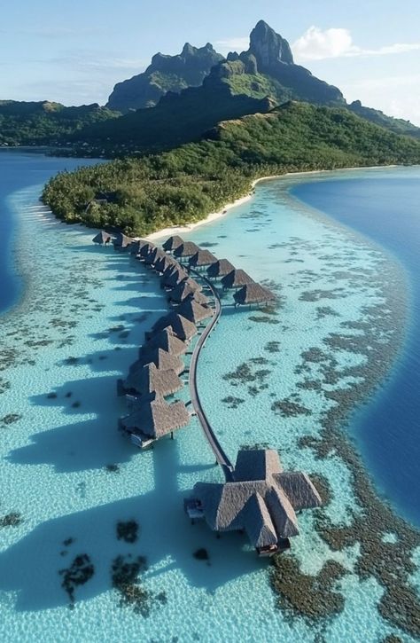 Fiji Islands Aesthetic, Bora Bora Island, Luxury Island, Bora Bora Resorts, Fiji Beach, Quote Travel, Private Aircraft, Fiji Islands, Dream Vacations Destinations