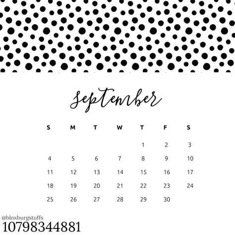 Pic Code, September Calendar, Decal Codes, Berry Ave, Roblox Codes, Online Tools, Berry, Coding, Animals