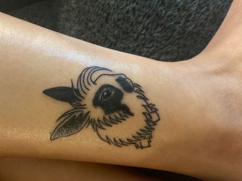 Lion head bunny Lion Head Bunny Tattoo, Lionhead Bunny Tattoo, Lion Head Bunny, Lionhead Bunny, Bunny Tattoo, Bunny Tattoos, Rabbit Tattoos, Tattoo Collection, Lion Head