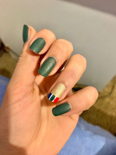 South african themed nails this week for heritage day ! 🤍 #southafrican #heritageday #nailart #flagnails #flag #green #accentnails South African Flag Nails, South African Nails, South Africa Nails, Heritage Day South Africa, Flag Nails, South African Flag, Heritage Day, Themed Nails, African Flag