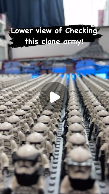 Lego Army Builder Bruce Swift on Instagram: "Viewing this army in lower level and it’s one of my favourite level to feel the size of this army! . Galactic BSwift Empire @Bruce_Swift - LEGO Star Wars Army builder from Hong Kong 🇭🇰 #Everytroopercounts 🔔 Subscribe 🔔 my YouTube channel - Link in Profile! . #LEGO #Legostarwars #legoclonearmy #starwars #legoarmy #legotroopers #Bswift #Armybuilding #legophotography #Legohk #bricks #minifigure #afol #clonetrooper #republic #theclonewars #clonearmy" Star Wars Mocs Lego, Lego Clone Wars, Lego Clone Army, Lego Clones, Star Wars Lego, Old Lego Star Wars Sets, Lego Army, Lego Photography, Lego Star Wars The Complete Saga