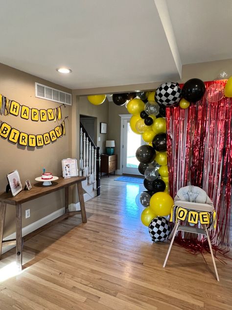 Banners, balloons, one sign, birthday decor Waffle Themed Party, Waffle House Themed Birthday Party, Waffle House Themed Party, Waffle House Party, Waffle House Birthday Party, 1st Birthday Theme Party, Restaurant Birthday, 1st Birthday Theme, Blake Michael