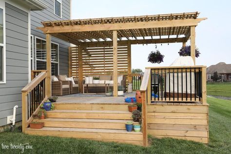 You searched for - Two Twenty One Deck And Pergola, Small Backyard Decks, Raised Deck, Deck Colors, Wooden Deck, Side Deck, Deck Designs Backyard, Front Deck, Deck With Pergola