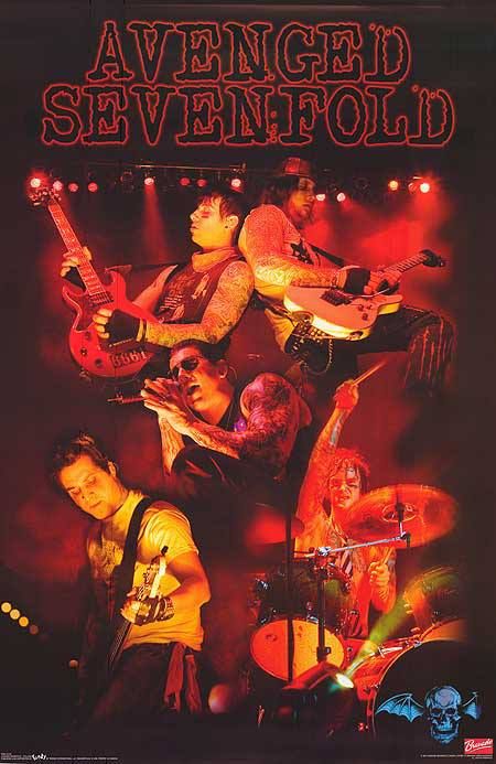 Avenged Sevenfold... I have this poster !!! Avenged Sevenfold Wallpapers, Waking The Fallen, City Of Evil, M Shadows, Synyster Gates, Heavy Metal Art, Huntington Beach California, Country Pop, Magazine Collage