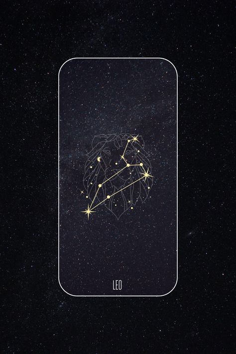 Leo Zodiac Constellation, Signs Constellation, Zodiac Constellations, Leo Zodiac, Image Illustration, Constellations, Zodiac Signs, Stock Illustration, Phone Wallpaper