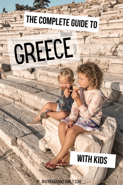 Family Greece Vacation, Family Vacation In Greece, Greece Family Vacation Aesthetic, Greece Family Photos, Greece Babymoon, Travel Tips With Kids, Greece Island Hopping, Vacation To Greece, Best Places In Greece